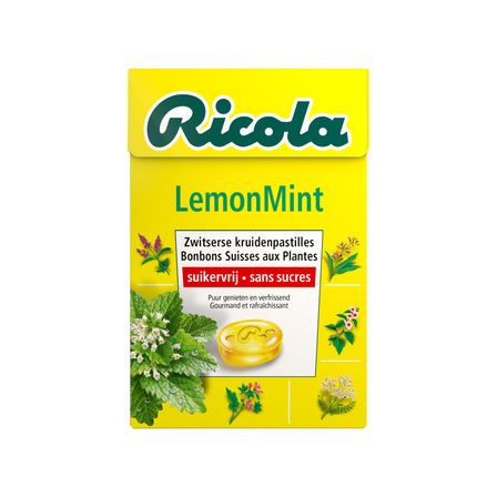 Ricola lemon mint suikervrij