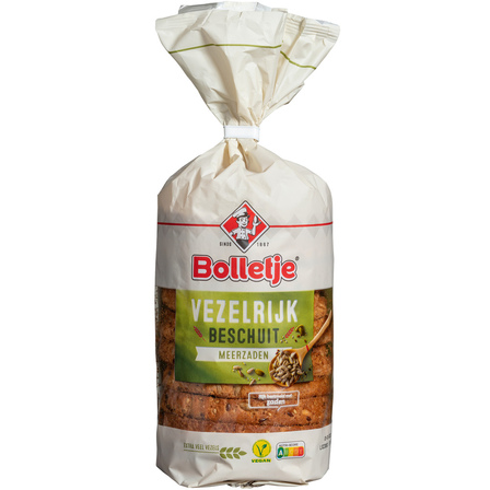 Bolletje Beschuit  Vezelrijk Meerzaden