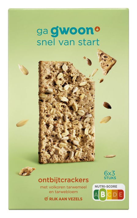 g'woon Volkoren Ontbijtcrackers