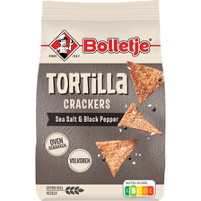 Bolletje tortilla cracker salt en pepper