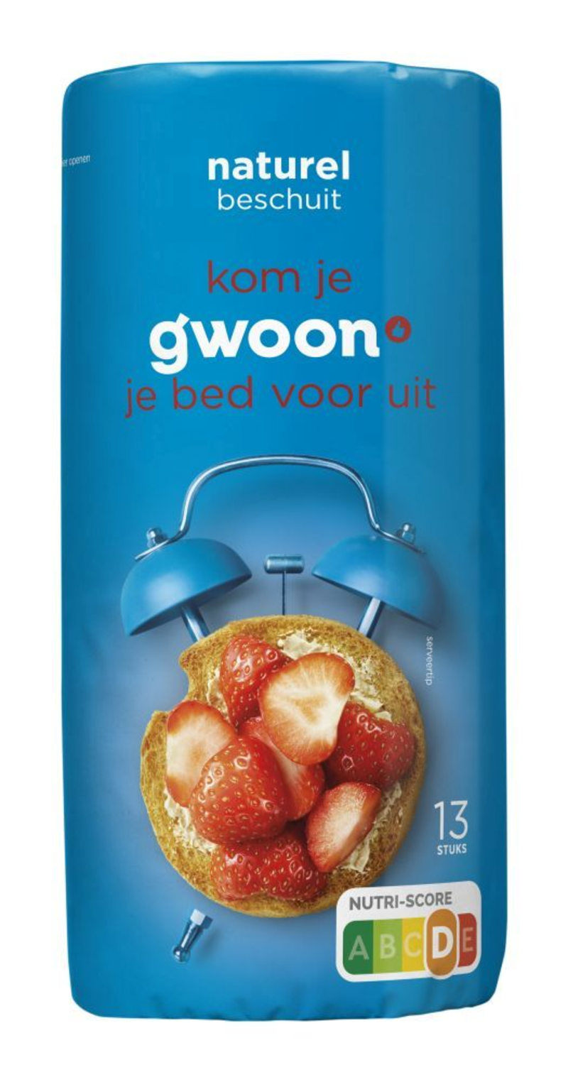 G'woon Naturel Beschuit