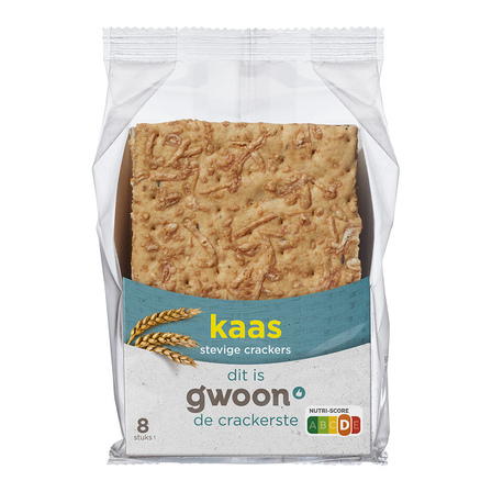 G'woon Crackers  Kaas