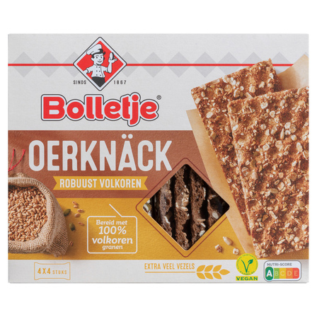 Bolletje Oerknäck Robuust Volkoren 4 x 4 Stuks 285 g