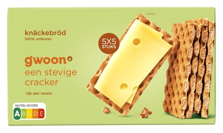 g'woon Knackebrod Volkoren 375 g