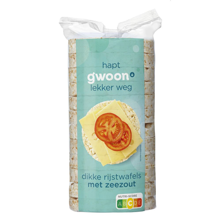 g'woon Rijstwafel zeezout