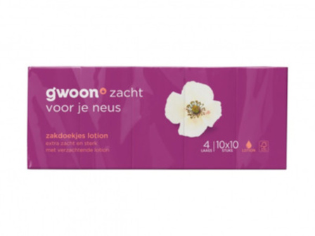 G'woon Zakdoekjes  Lotion