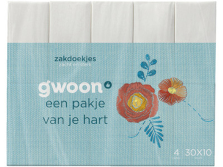 G'woon Zakdoekjes  4-laags