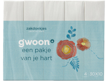 g'woon Zakdoekjes 4-laags
