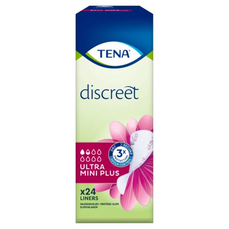 Tena Lady Ultra Mini Plus Inlegkruisjes 24 Stuks