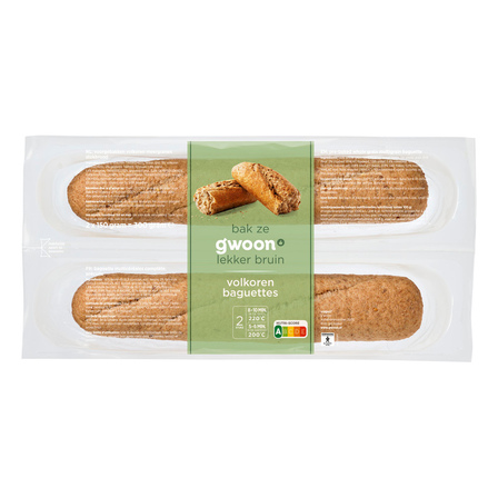 G'woon Baguette volkoren meergranen  