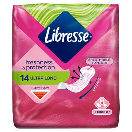 Libresse Ultra Thin Long Maandverband 14 Stuks