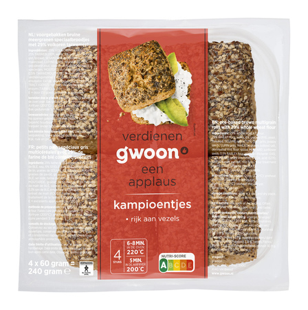 g'woon Kampioentjes 4 x 60 g