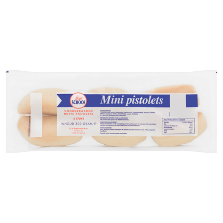 Schoof Mini Pistolets 6 Stuks 300 g