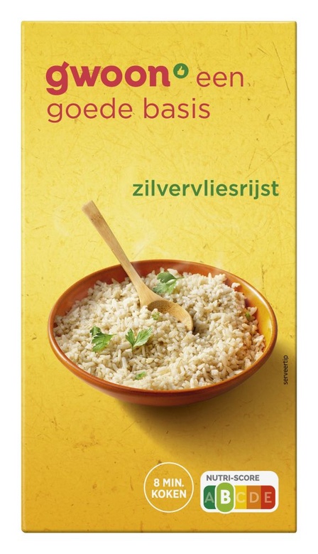 g'woon Zilvervliesrijst 400 g