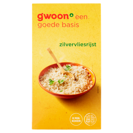 g'woon Zilvervliesrijst 400 g