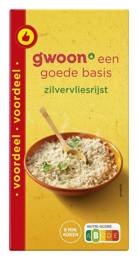 g'woon Zilvervliesrijst Voordeel