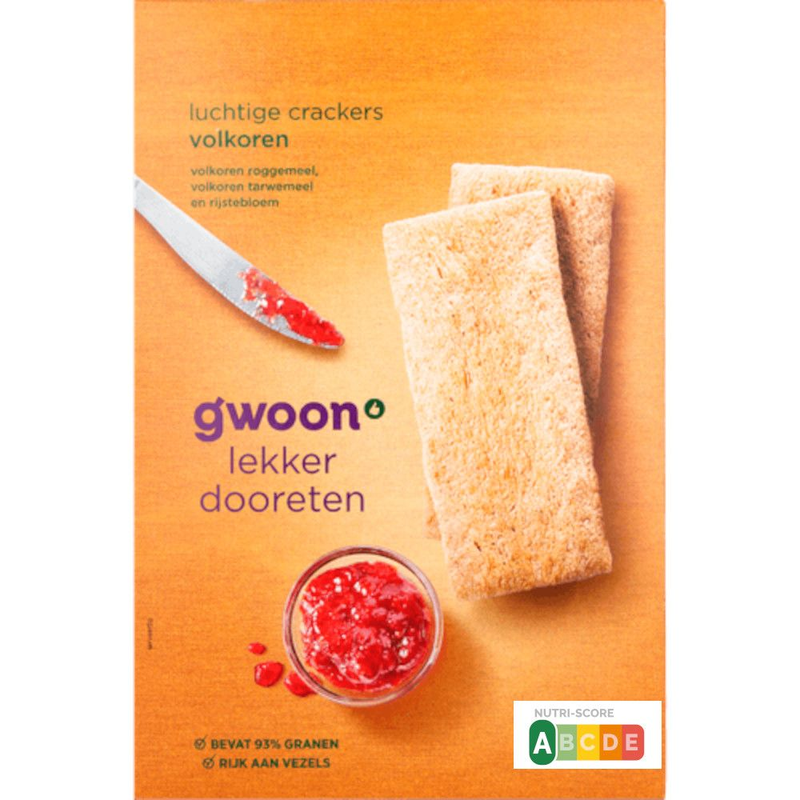 G'woon luchtige crackers volk