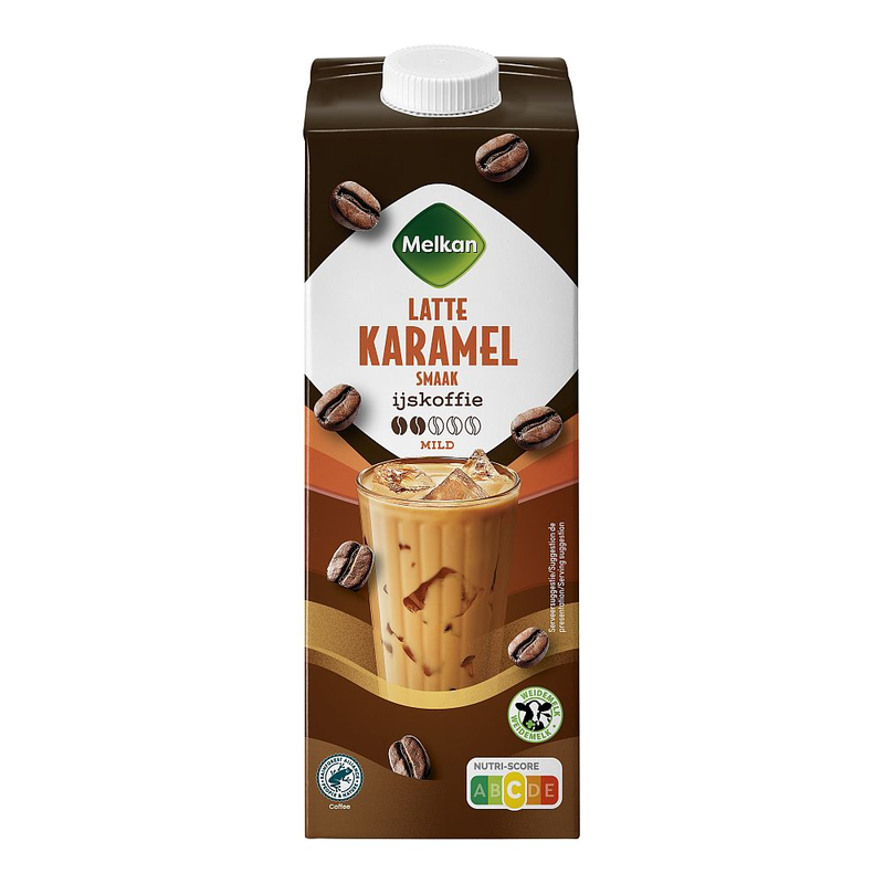 Melkan IJskoffie latte-karamel