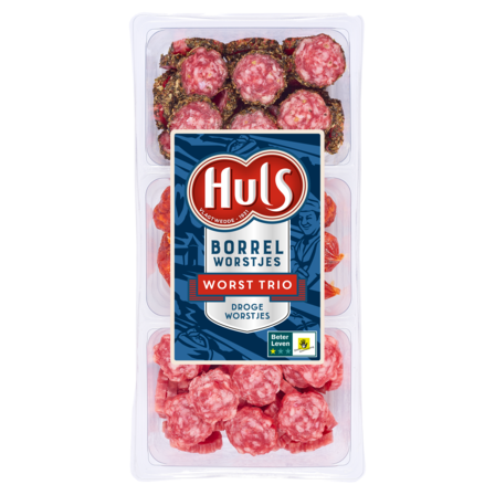Huls Worst Trio Droge Worstjes