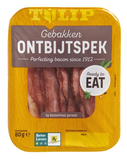  Bacon Specialist Uitgebakken Ontbijtspek 80 g