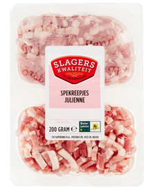 Slagerskwaliteit Spekreepjes Julienne pak