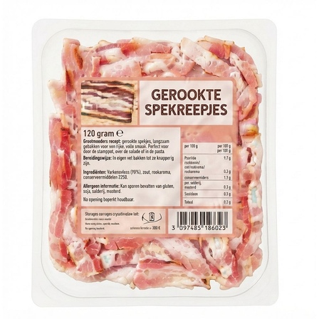 Gerookte spekreepjes
