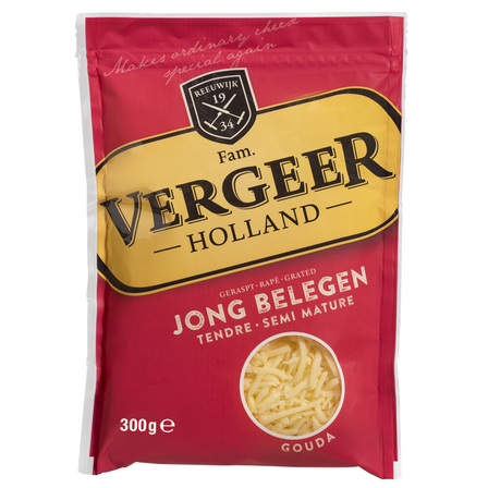 Vergeer jong belegen geraspt
