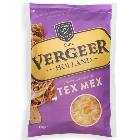 Vergeer Tex Mex geraspte kaas