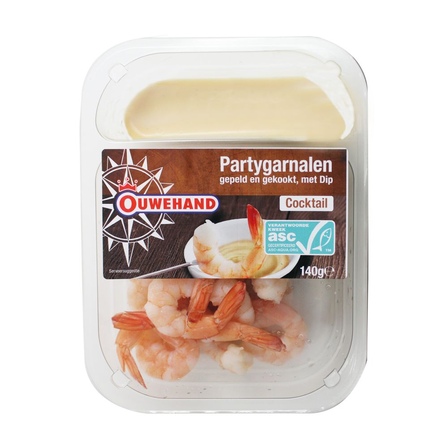 Partygarnalen met Cocktaildipsaus