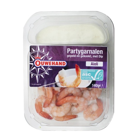 Partygarnalen met Aioli dipsaus