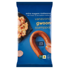 g'woon Extra Magere Rookworst 275 g