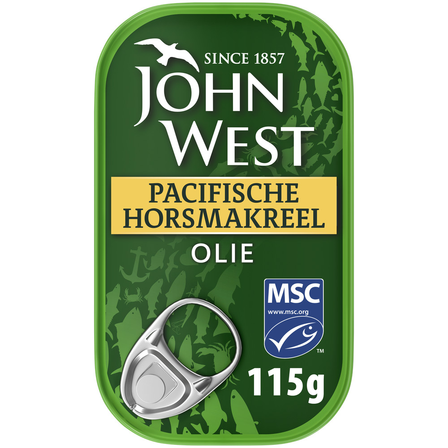 John West MSC Makreelfilets in Zonnebloemolie