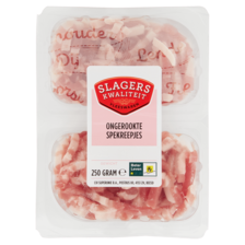 Slagerskwaliteit Ongerookte Spekreepjes