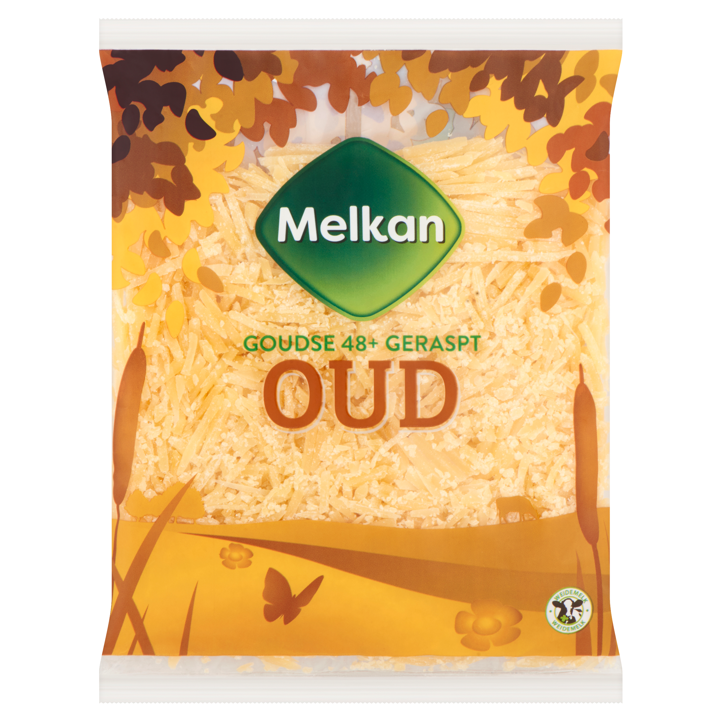 Melkan Goudse 48+ Geraspt Oud 175 G | Poiesz Supermarkten