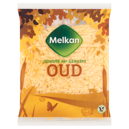 Melkan Goudse 48+ Geraspt Oud 175 g