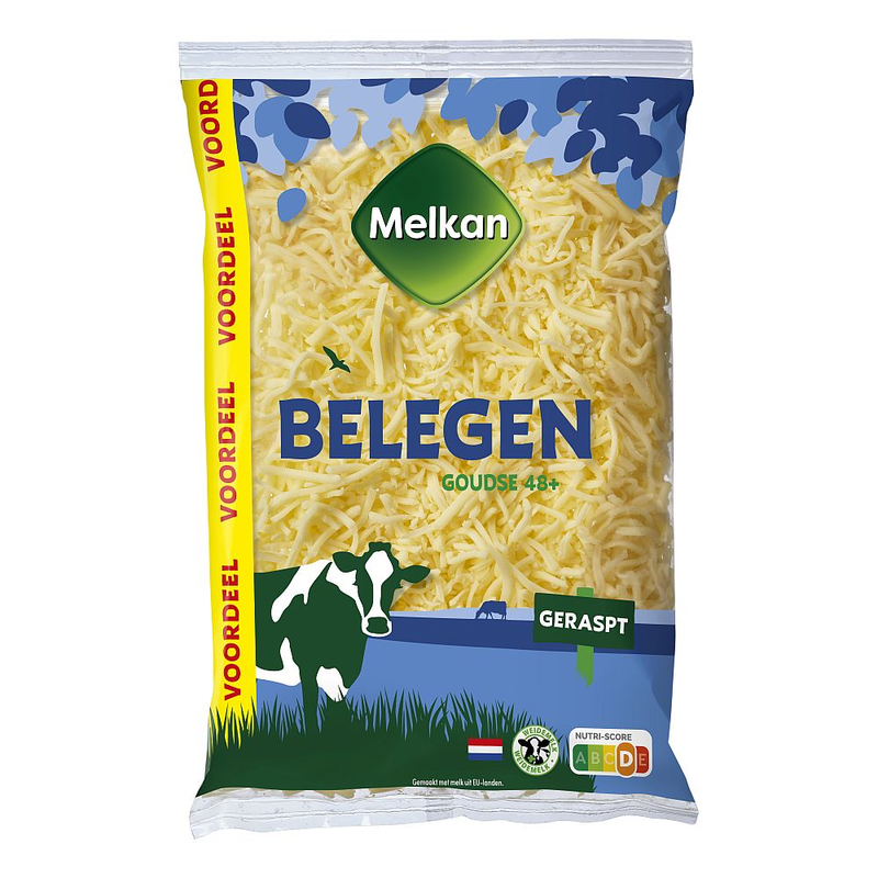 Melkan geraspt belegen 300gr.