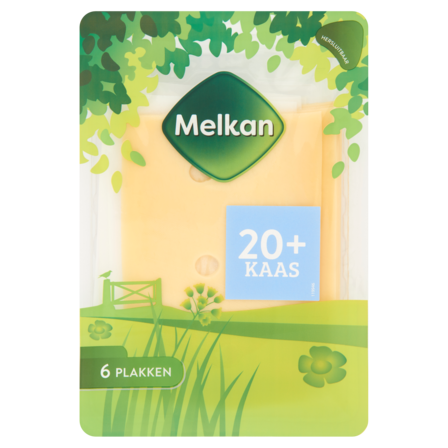 Melkan Kaas 20+ 6 Plakken 150 g