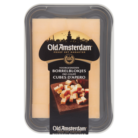 Old Amsterdam Voorgesneden Borrelblokjes Kaas 48+
