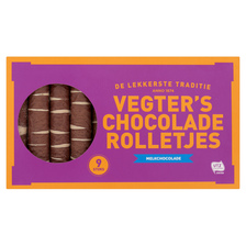 Vegter chocolade rolletjes