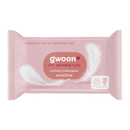 g'woon Vochtig Toiletpapier Sensitive