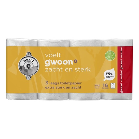g'woon 3 Laags Toiletpapier Voordeel