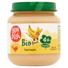 Bonbebe Bio Fruit Banaan 4+ Maanden
