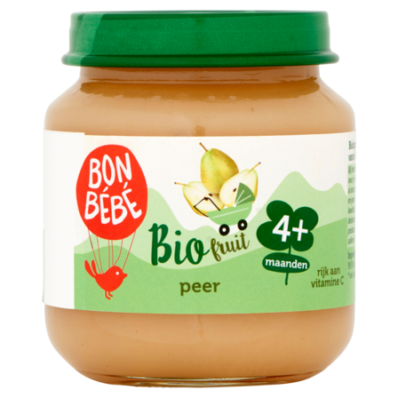 Bonbebe Bio Fruit Peer 4+ Maanden