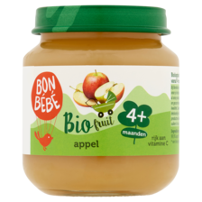 Bonbebe Bio Fruit Appel 4+ Maanden