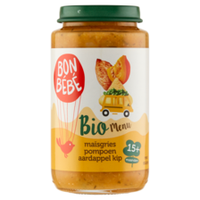 Bonbebe Bio Menu Maisgries Pompoen Aardappel Kip 15+ Maanden