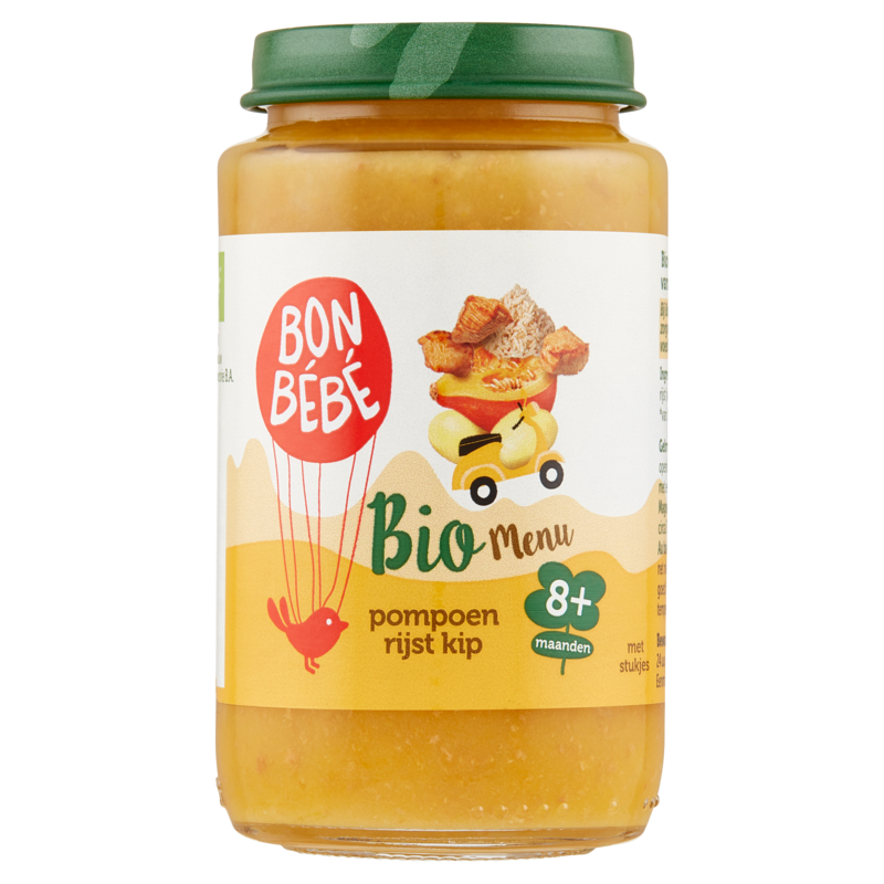 Bonbebe Bio Menu Pompoen Rijst Kip 8+ Maanden