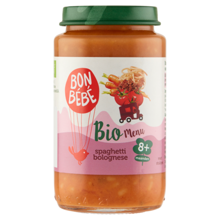 Bonbebe Bio Menu Spaghetti Bolognese 8+ Maanden