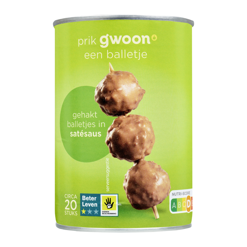 G'woon gehaktballen sate 1*bl