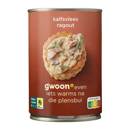 g'woon Kalfsvlees Ragout 400 g