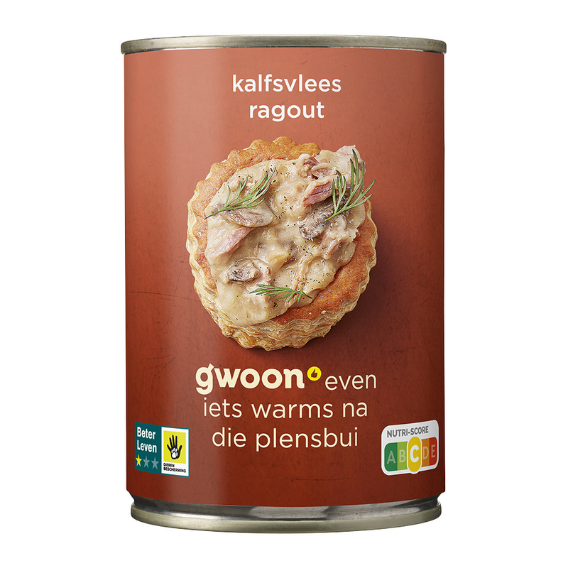 G'woon ragout kalfs 1 ster